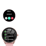 Pink Women smart watch, iPhone/Android