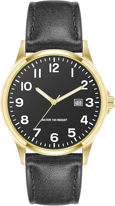 Men's Strap Watch with Easy Reading